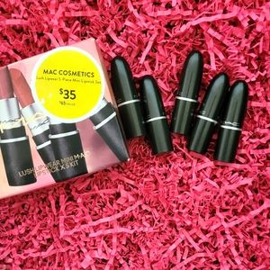 MAC Cosmetics Lush Lipwear mini Lipstick Kit-NIB